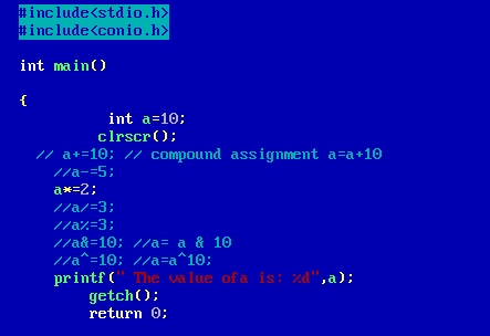 assignmnt-operator