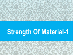 Strength-of-material