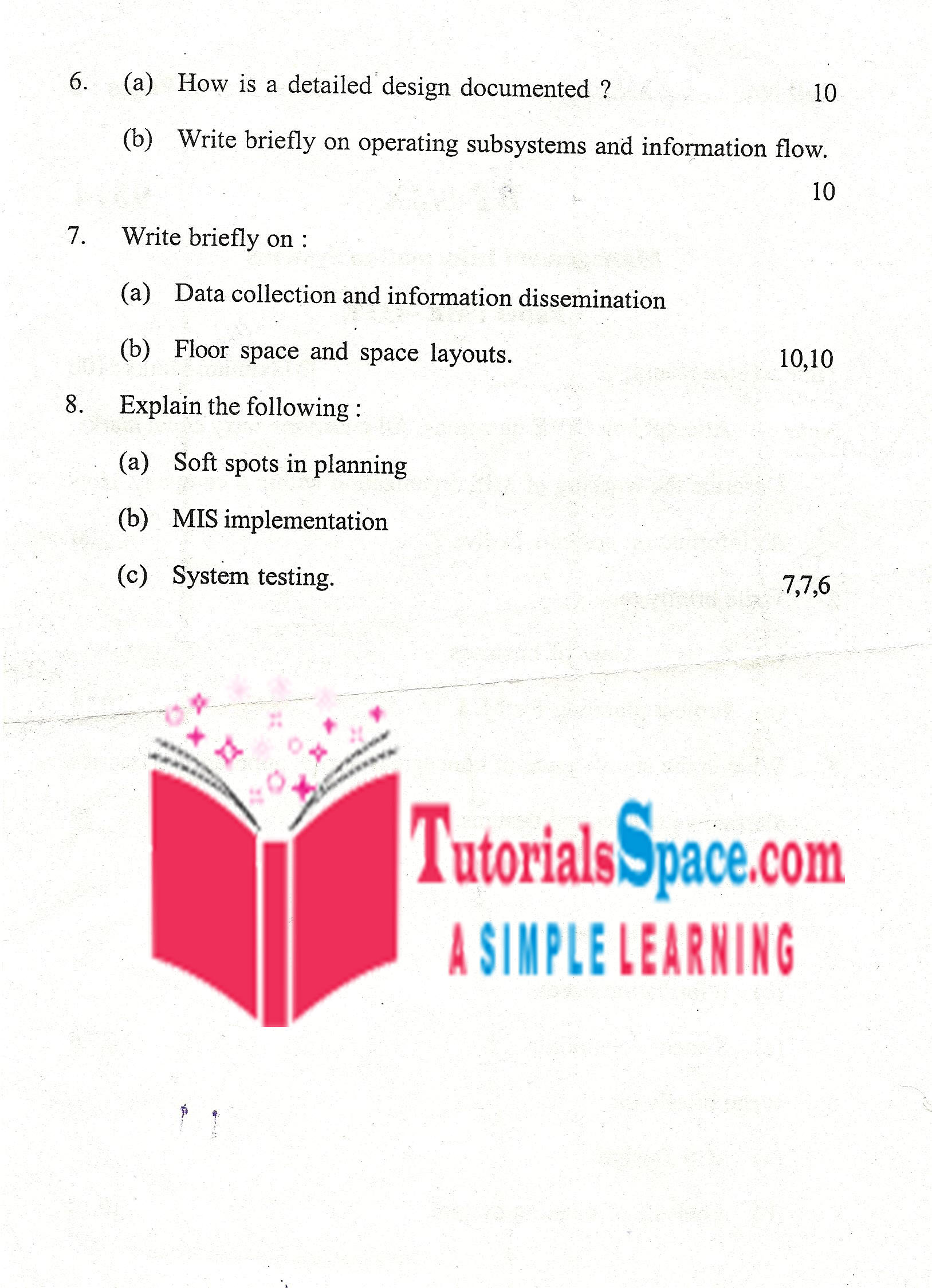 Download 2010 Management Information System Question Paper